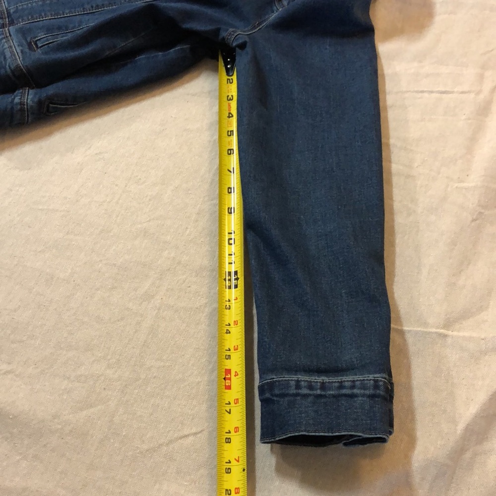 NINE WEST Jeans Denim Jacket sz L - Picture 9 of 9